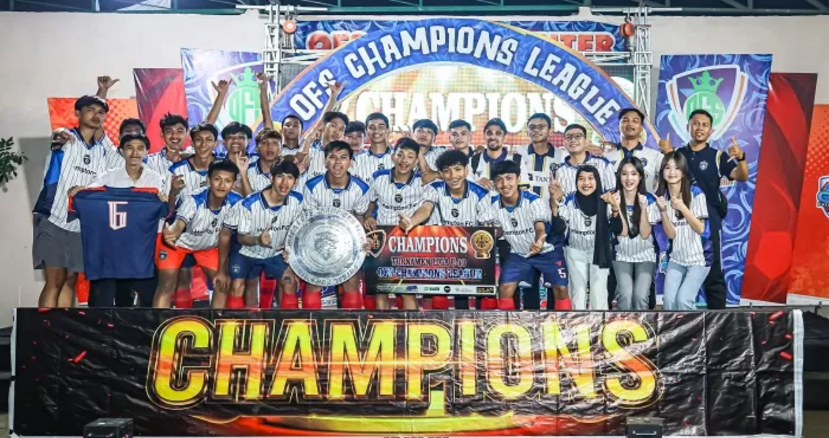 OFS Champions League 2025: Hampton FC Juara, Kliwon SSFC Jombang Tempati Podium Ketiga